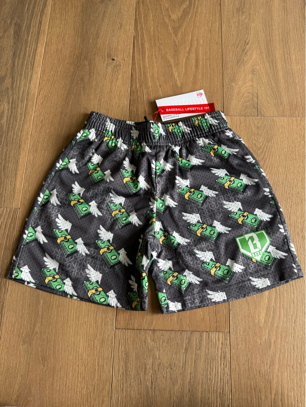 Baseball Lifestyle 101 - Brick by Brick Shorts - Size YS- NEW WITH TAGS